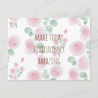 Flower Pattern Postkarte