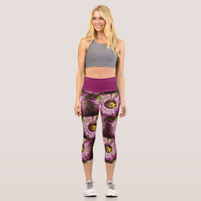 flower picture capri leggings (Vorderseite)