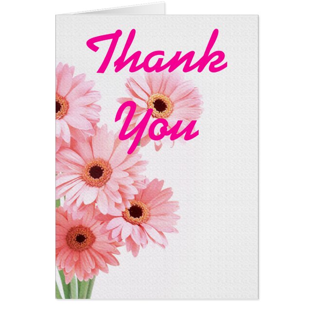 Flower Pink Daisies Multi purpose Announcements (Vorne)