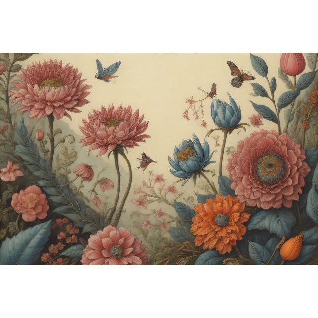 Flower Poem Postcard 8 Gewebeschneidung Seidenpapier (Von Creator hochgeladen)