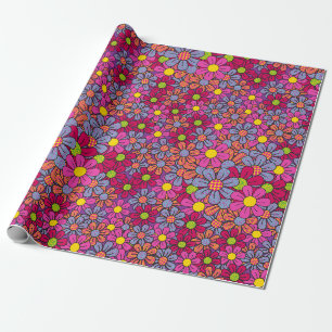 Flower Pop ! Numéro 3 Papier d'emballage cadeau