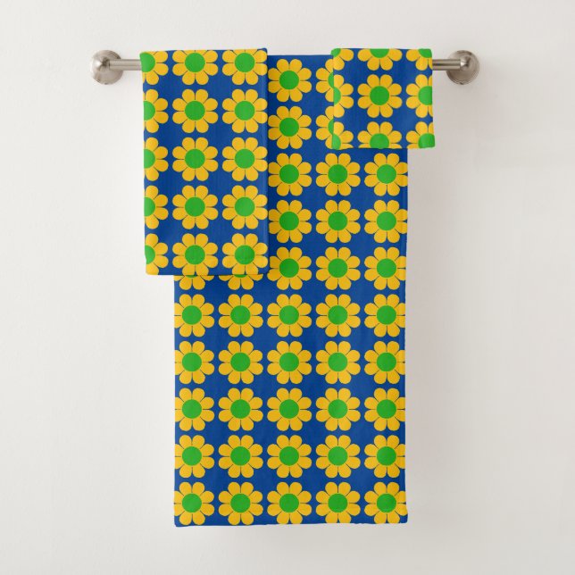 Flower Power Badhandtuch Set (Insitu)