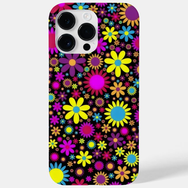Flower Power Case-Mate iPhone 14 Pro Max Hülle (Rückseite)