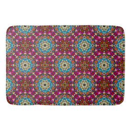 Flower Power Groovy Garden Badematte