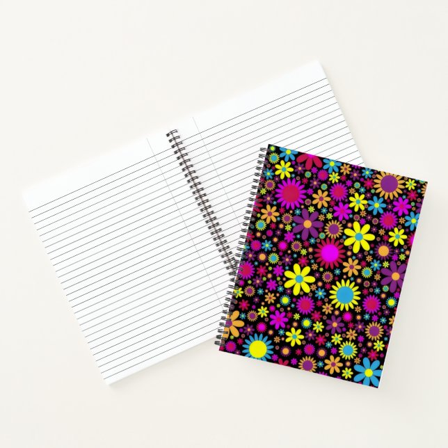 Flower Power Notizbuch (Innenseite)