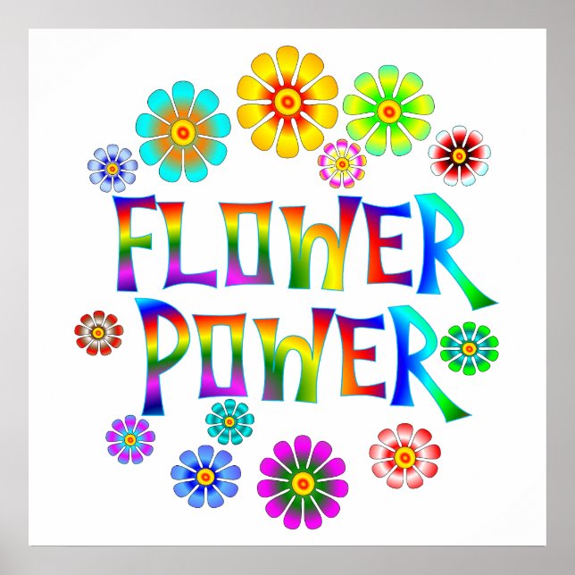 FLOWER POWER POSTER (Vorne)