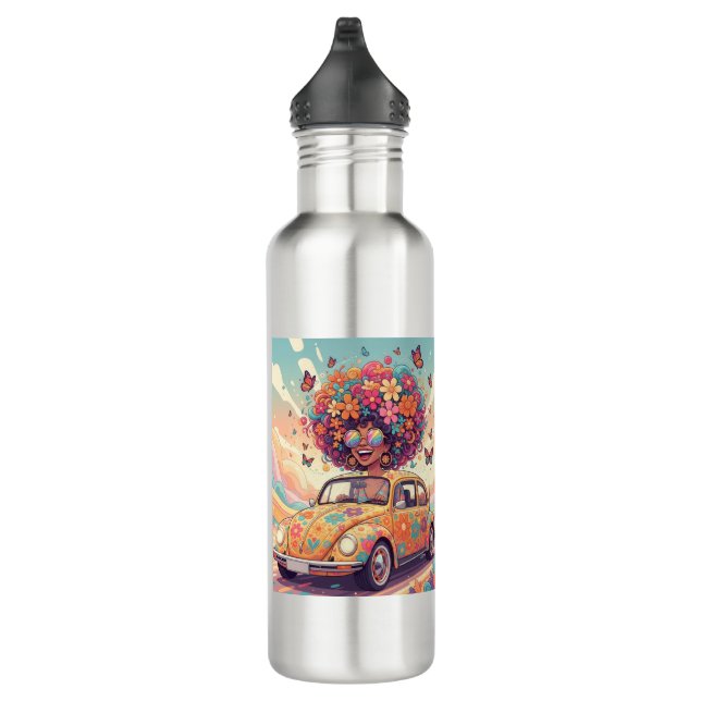 Flower Power Ride Water Bottle Edelstahlflasche (Rechts)