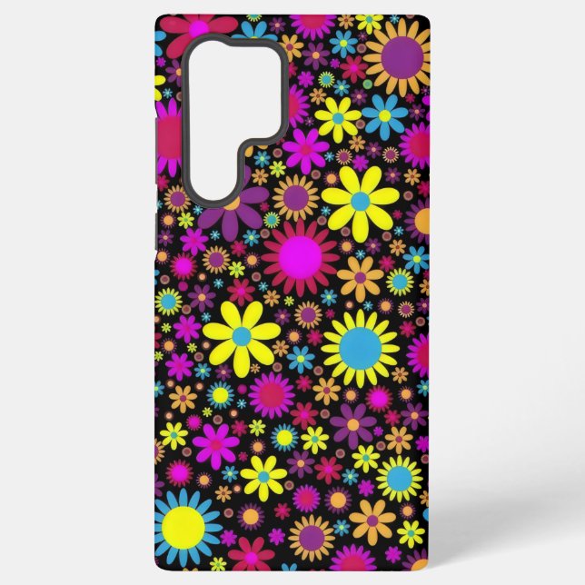 Flower Power Samsung Galaxy Hülle (Rückseite)