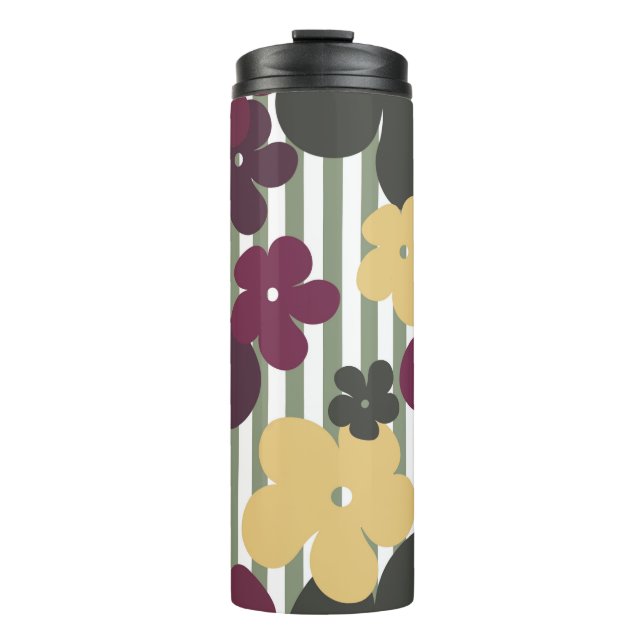 Flower Power Thermosbecher (Vorderseite)