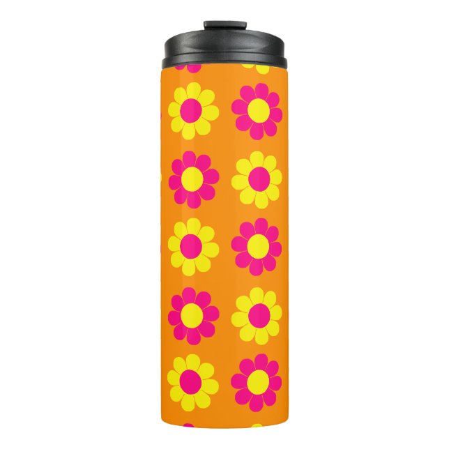 Flower Power Thermosbecher (Vorderseite)