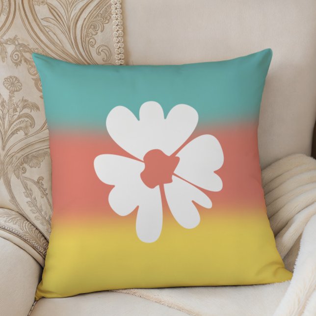Flower Power Vibrant Dorm Room Decor, Kissen (Von Creator hochgeladen)