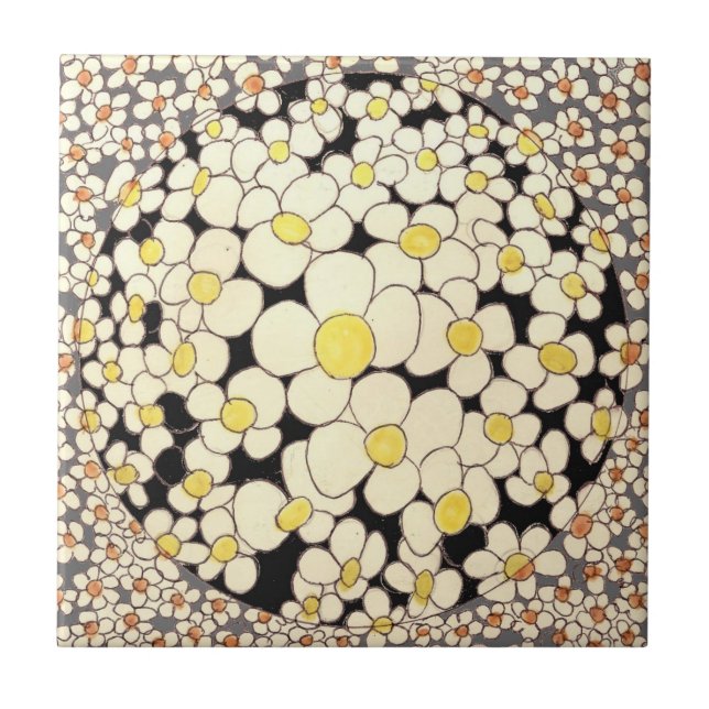 "FLOWER POWER" von CR Sinclair Fliese (Vorderseite)