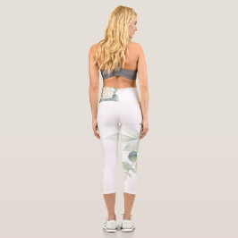 flower pwr collec capri leggings