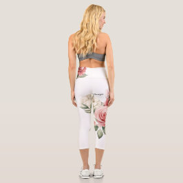 flower pwr collec capri leggings