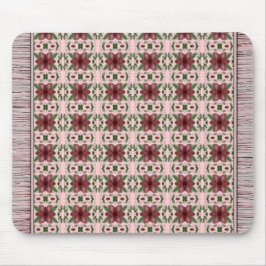 Flower Raspberry Pink Mouse Rug Mousepad