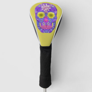 Flower Skull 5 Golf Headcover