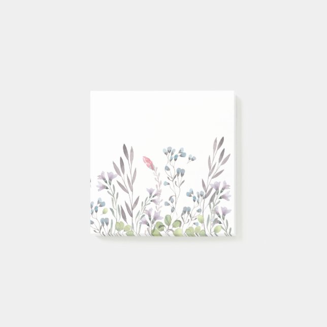 flower sticky-note pad notes post-it klebezettel (Vorderseite)