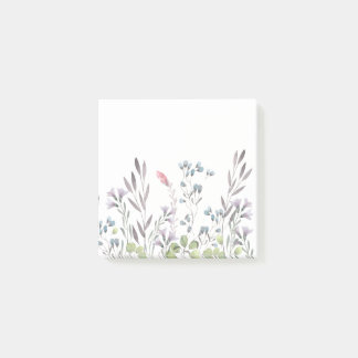 flower sticky-note pad post-it notes klebezettel
