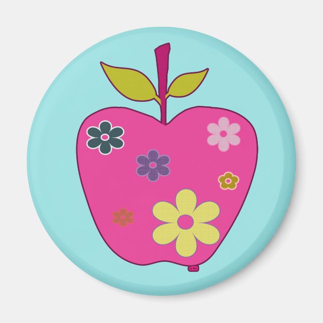 FlowerApple Magnet (Vorne)