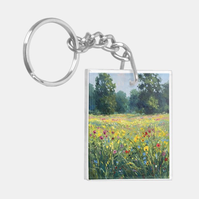 Flowered field schlüsselanhänger (Vorderseite links)