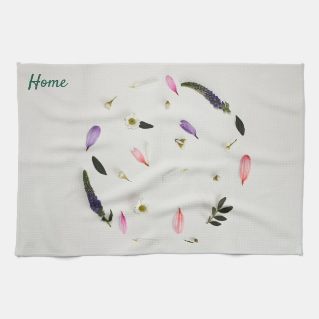  Flowered Kitchen Towel Geschirrtuch (Horizontal)