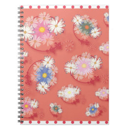 Flowergirl notitieboek notizblock