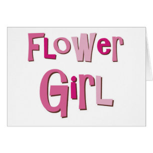 FlowerGirl rosa Brown