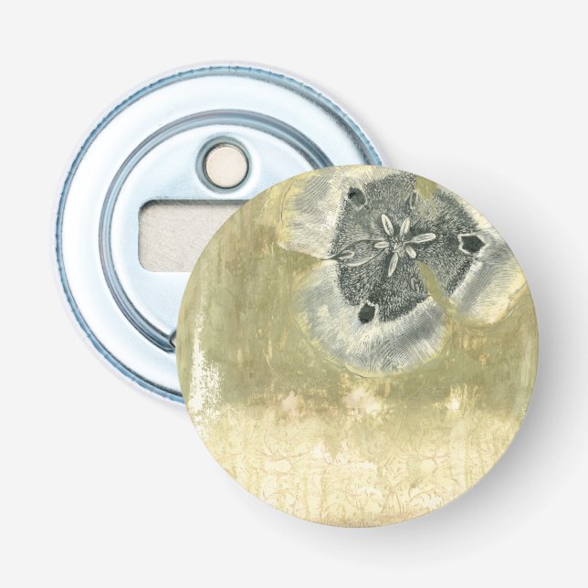 Flowerhead abstrakt mit glasig-glänzender flaschenöffner (Vorderseite)