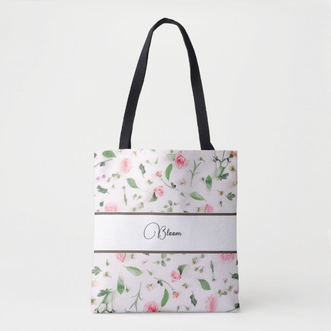 Flowers Bloom Tote Bag Tasche (Vorderseite)