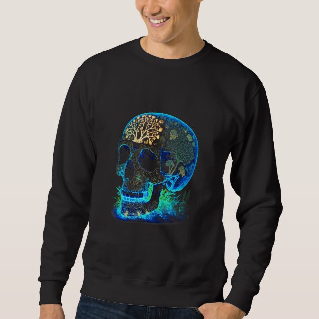Flowers Blue Skill Sweatshirt (Vorderseite)