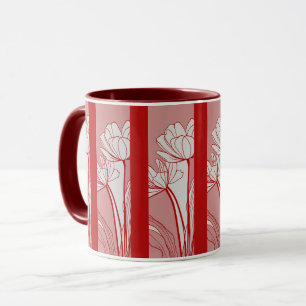 flowers coffee mug