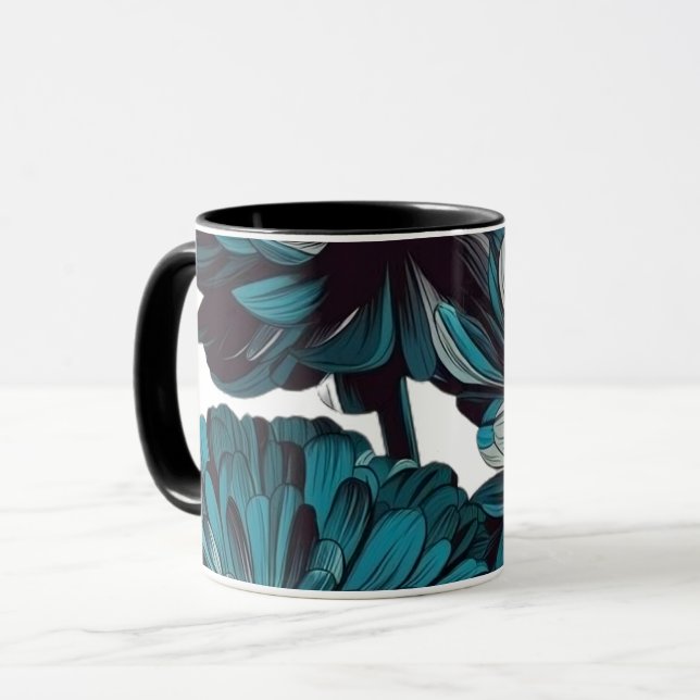 Flowers Coffee Mug Tasse (Vorderseite Links)