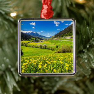 Flowers Dandelion Kanton Graubünden, Switzerland Ornament Aus Metall