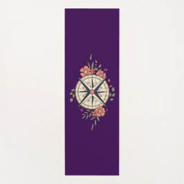 Flowers, Directions, Compass Yogamatte