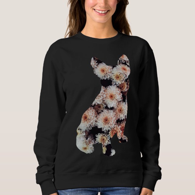 Flowers Frenchie Sweatshirt (Vorderseite)