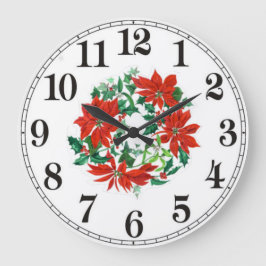 Flowers Große Wanduhr