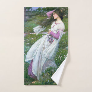 Flowers im Wind, John William Waterhouse Handtuch