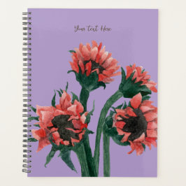 Flowers in a Vase Watercolor Planer