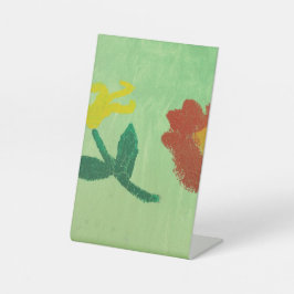 Flowers Painting Sockelschild