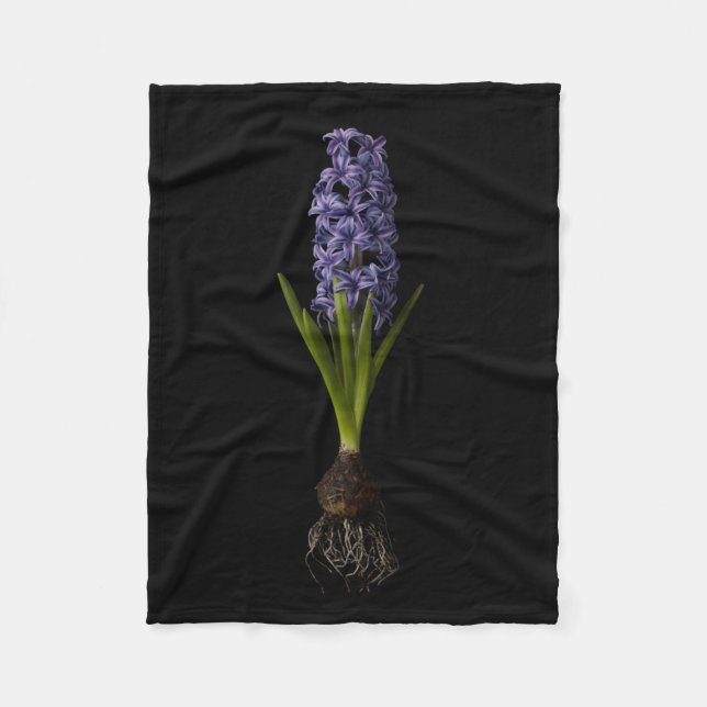 Flowers | Purple Hyacinth Bulb Fleecedecke (Vorderseite)