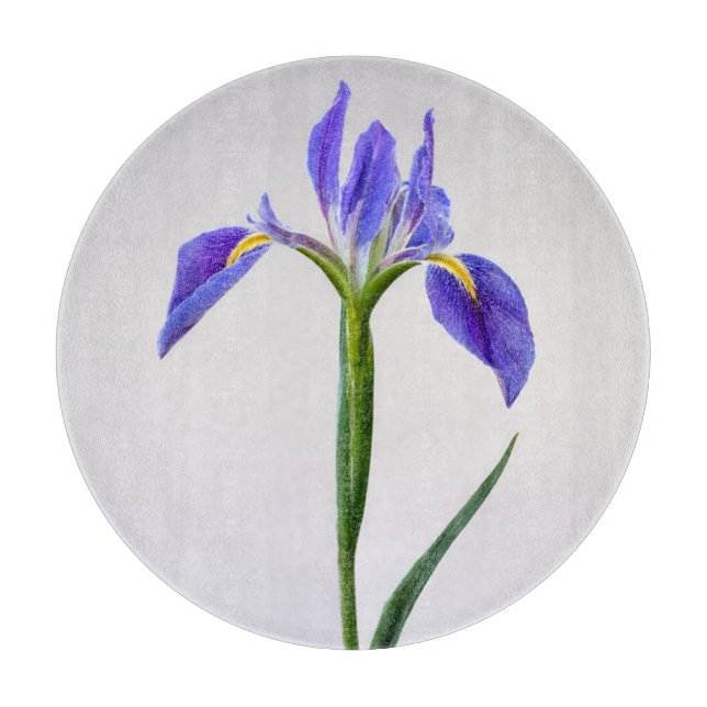 Flowers | Purple Iris Flower Schneidebrett (Vorderseite)