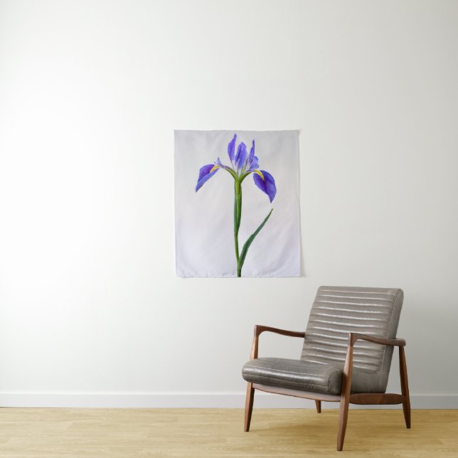 Flowers | Purple Iris Flower Wandteppich (Beispiel)