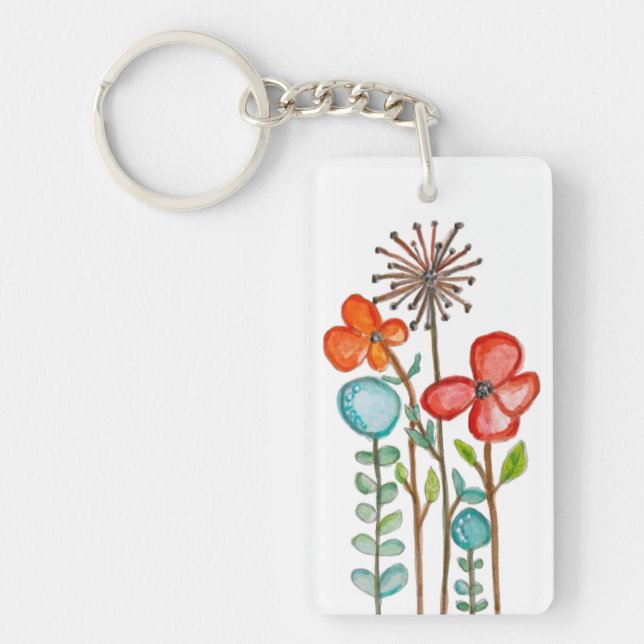 Flowers Schlüsselanhänger (Vorderseite)