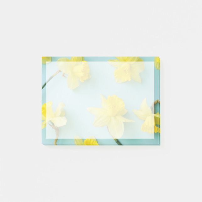 Flowers | Yellow Daffodils Post-it Klebezettel (Vorderseite)