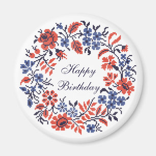 Flowers-Zyklus Magnet