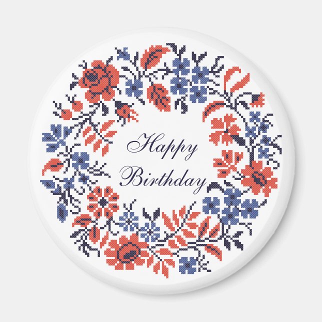 Flowers-Zyklus Magnet (Vorne)