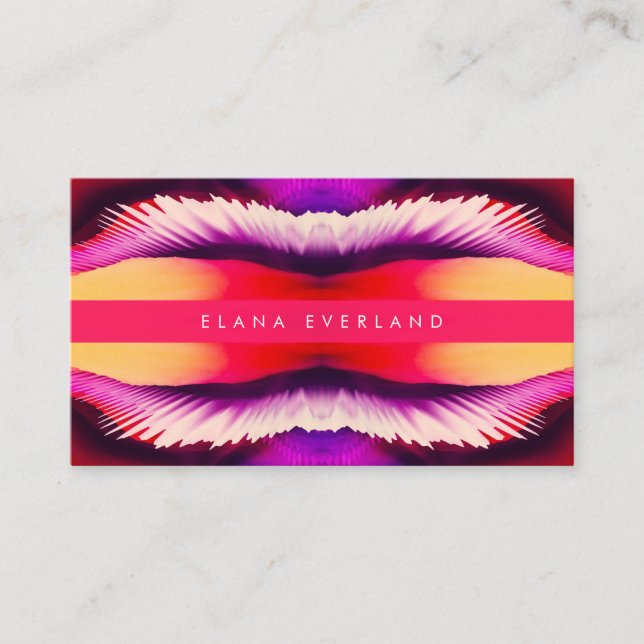 Flowing Color Ink Profile Name Contact Terminkarte (Vorderseite)