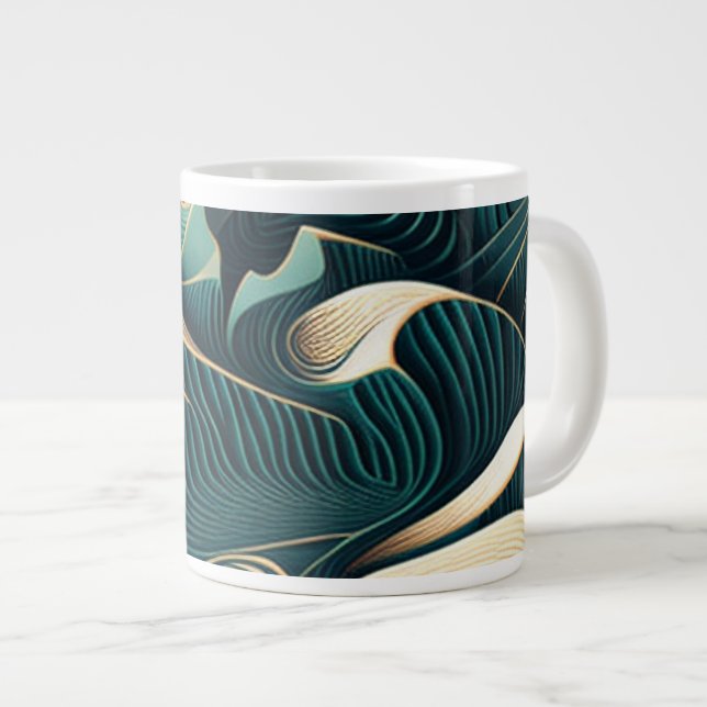 Flowing Harmony Jumbo-Tasse (Vorderseite Rechts)