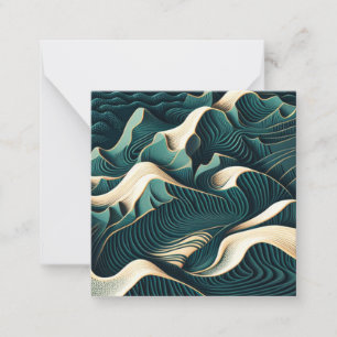 Flowing Harmony Mitteilungskarte