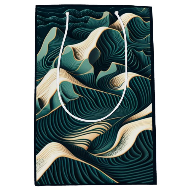 Flowing Harmony Mittlere Geschenktüte (Vorderseite)